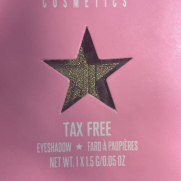 NEW! JEFFREE STAR Pressed Pigment Eye Shadow Single TAX FREE Metallic Green-Gold - Picture 5 of 6